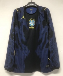 2026 Brazil Away ong sleeve Soccer Jersey